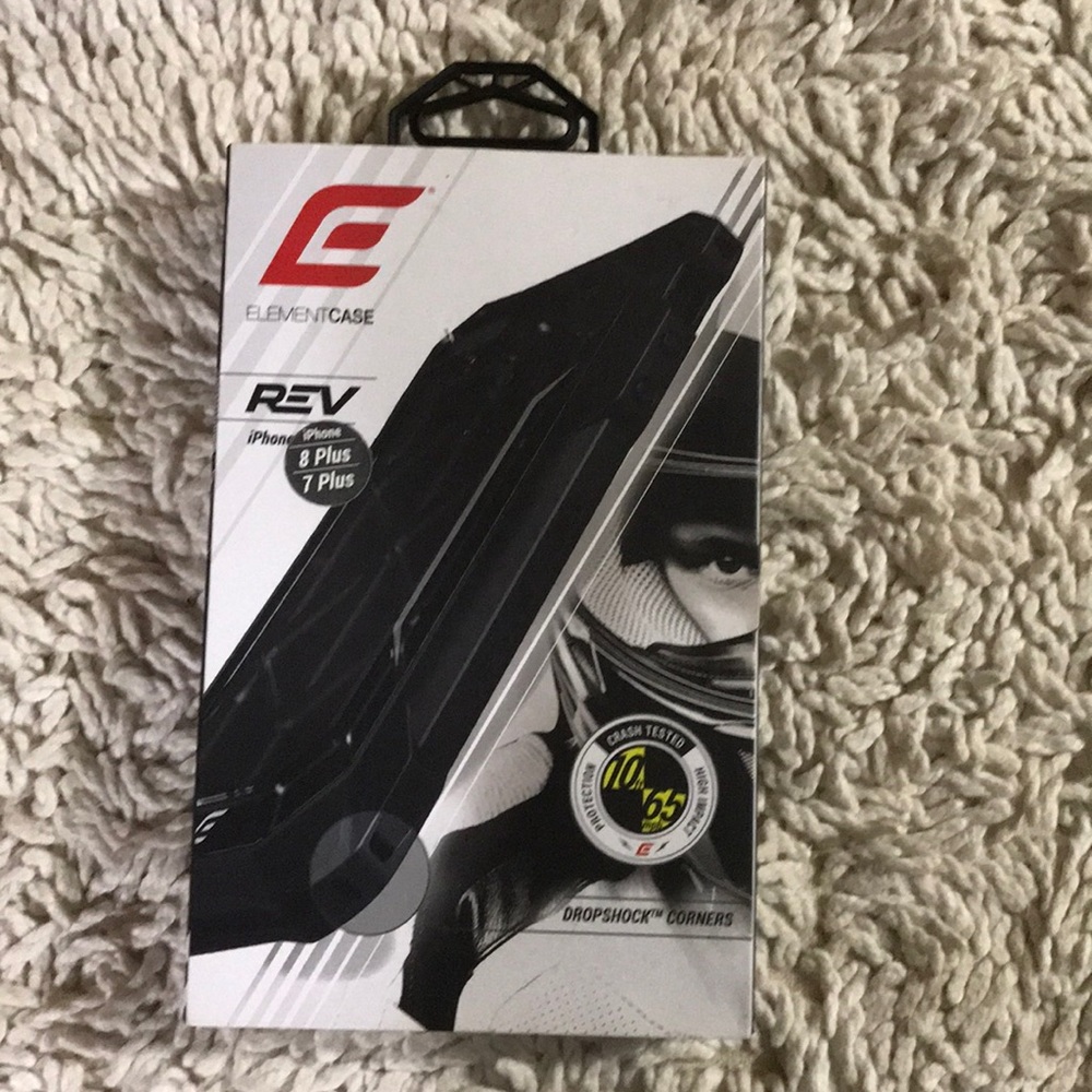 ELEMENT CASE IPHONE 8p 7plus Black dropshock